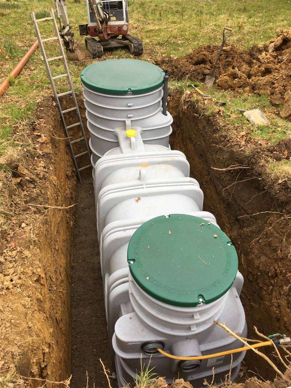 Excavation for the Tottingworth Park treatment plant